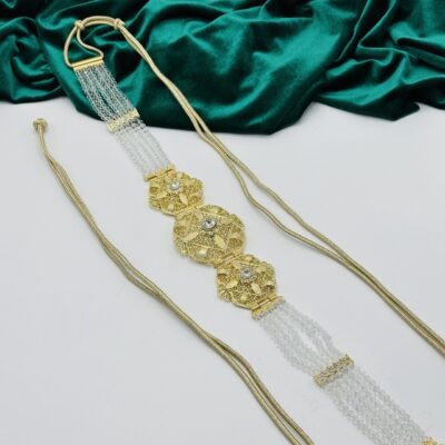 محزمة خيط كريستال